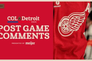 Dylan Larkin, JT Compher, Todd McLellan Post Game Comments vs COL | Jan. 31, 2026