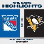NHL Highlights | Rangers vs. Penguins - January 31, 2026
