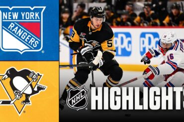 Rangers vs. Penguins | NHL Highlights | January 31, 2026
