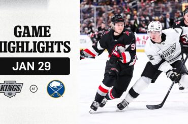 HIGHLIGHTS: LA Kings at Buffalo Sabres | 01.29.26