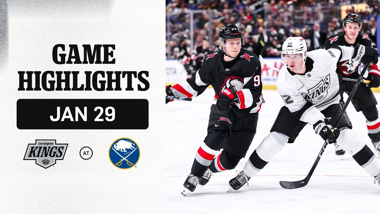 HIGHLIGHTS: LA Kings at Buffalo Sabres | 01.29.26