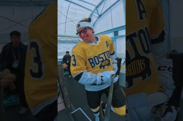 McAvoy Cam 😄 | Bruins Take the Stadium Series Ice