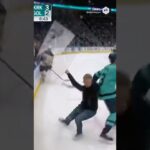 POV: Fan Jumped the Glass in Seattle 😱🏒