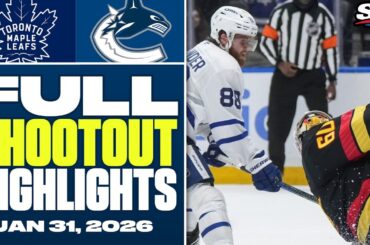 Toronto Maple Leafs at Vancouver Canucks | FULL Shootout Highlights - January 31, 2026