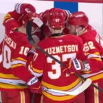 Flames' Morgan Frost Connects With Matvei Gridin On Slick Feed For One-Timer Blast