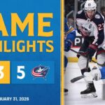 Game Highlights: Blue Jackets 5, Blues 3