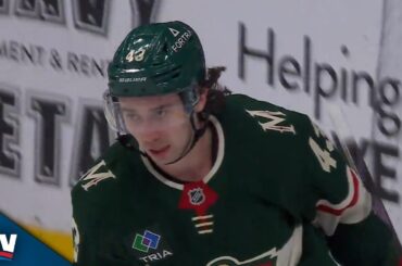 Wild's Quinn Hughes Follows His Miss Off The Boards To Score vs. Oilers