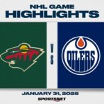 NHL Highlights | Wild vs. Oilers - January 31, 2026