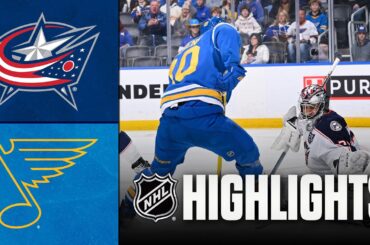 Blue Jackets vs. Blues | NHL Highlights | January 31, 2026