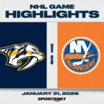 NHL Highlights | Predators vs. Islanders - January 31, 2026