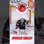 Spencer Knight's Elite Patience on Display 🏒🥅 #shorts #hockey #goalie #nhl #goalieguru