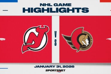 NHL Highlights | Devils vs. Senators - January 31, 2026