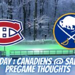 Gameday : Canadiens @ Sabres - Pregame Thoughts