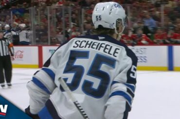 Jets' Mark Scheifele Finishes Off Passing Play To Score Game Winner vs. Panthers