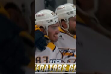 ROMAN JOSI'S GAME WINNER #predsnhl