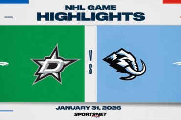 NHL Highlights | Stars vs. Mammoth - January 31, 2026