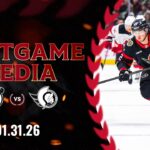 LIVE: Postgame Media OTT 4 NJD 1