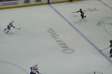 Laval Rocket's Kaapo Kähkönen makes a great save vs. Belleville Senators' Keean Washkurak 1/14/26