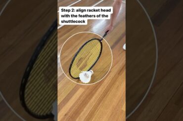 Pickup the shuttle like a PRO 🏸💪 #badmintonpro #badmintontip #badmintonaddict