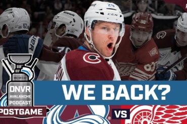 Nathan MacKinnon wakes up as the Avalanche Smoke Detroit Red Wings | DNVR Avalanche Postgame