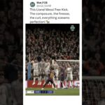 Lionel Messi best Free Kick against Liverpool #messi