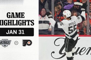 HIGHLIGHTS: LA Kings at Philadelphia Flyers |01.31.26