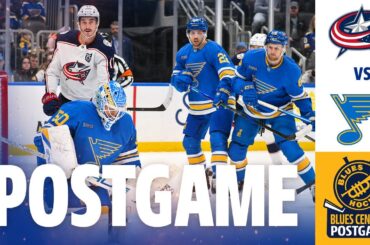 St Louis Blues Unable to Build Off Win, Fall to Columbus | Blues Central Postgame