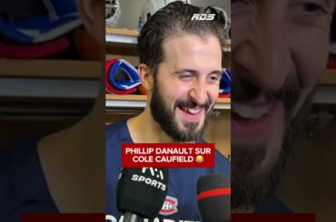 Phillip Danault complimente… et taquine Cole Caufield 🤣
