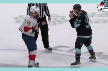 YANNI GOURDE & RADKO GUDAS DROP THE GLOVES (1-23-22) SEATTLE KRAKEN VS FLORIDA PANTHERS