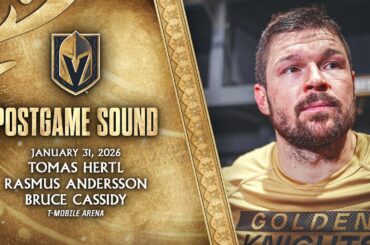 🎥 POSTGAME SOUND: Hertl, Andersson & Cassidy