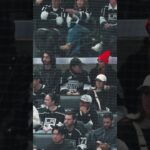 Legendary Mana guitarist Sergio Vallin was in the house! 🏠  #lakings #hockey #gokingsgo #icehockey