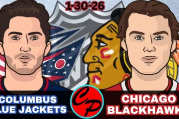 COLUMBUS BLUE JACKETS vs CHICAGO BLACKHAWKS NHL HOCKEY LIVE GAME CAST & AUDIO