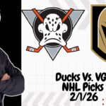Golden Knights vs Ducks 2/1/26 NHL Picks and Predictions | Rickenbach NHL Best Bets & Betting Tips