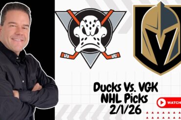Golden Knights vs Ducks 2/1/26 NHL Picks and Predictions | Rickenbach NHL Best Bets & Betting Tips
