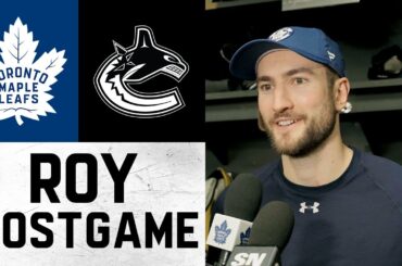 Nicolas Roy | Post Game at Vancouver Canucks | January 31, 2026