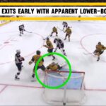 CARTER HART INJURED _ Vegas Golden Knights Goaltender Exits Early with Apparent Lower-Body Injury
