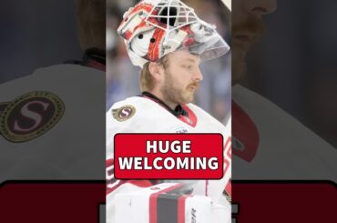 Sens Fans Welcomed Ullmark Back — And It Mattered 👀 #GoSensGo #NHL #OttawaSenators #SensNation