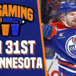 THE EDMONTON OILERS HOST THE MINNESOTA WILD | PREGAMING WITH BORDZY