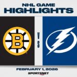 NHL Stadium Series Highlights | Bruins vs. Lightning - February 1, 2026