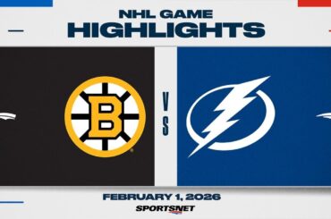 NHL Stadium Series Highlights | Bruins vs. Lightning - February 1, 2026