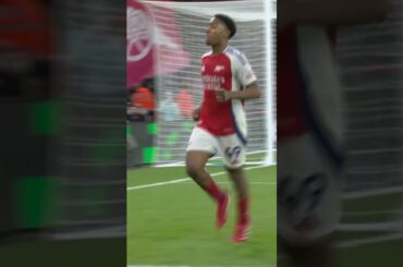 MYLES LEWIS-SKELLY'S FIRST GOAL FOR THE ARSENAL! #epl #arsenal