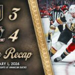HIGHLIGHTS | Anaheim Ducks 4, Vegas Golden Knights 3 | Feb. 2, 2026