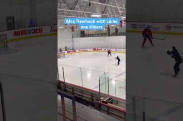 Alex Newhook with some one timers