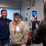 Cam Atkinson Visits Columbus MEPS to Send Off New Recruits to Basic Training 🇺🇸 | USO Ohio