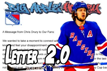 Rangers Release the Letter 2.0 | Big Apple Hockey