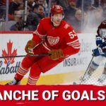 Red Wings face an AVALANCHE of goals, as Detroit is shutout against Colorado