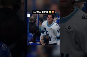 Sean Durzi was NOT happy 😭🤬 #hockey #nhl