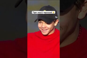 Charlie Woods’ LUCKY shot 😂