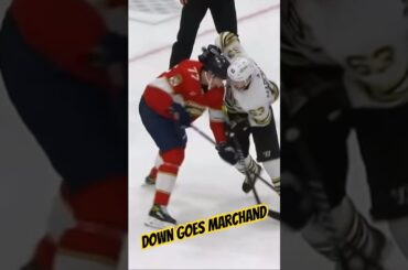 Marchand goes at Mikkola - Bruins vs. Panthers - This makes me happy!! #shorts