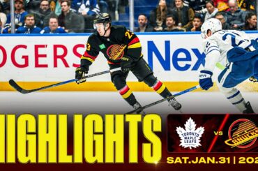 Game in 10 | Vancouver Canucks vs. Toronto Maple Leafs (Jan 31, 2026)